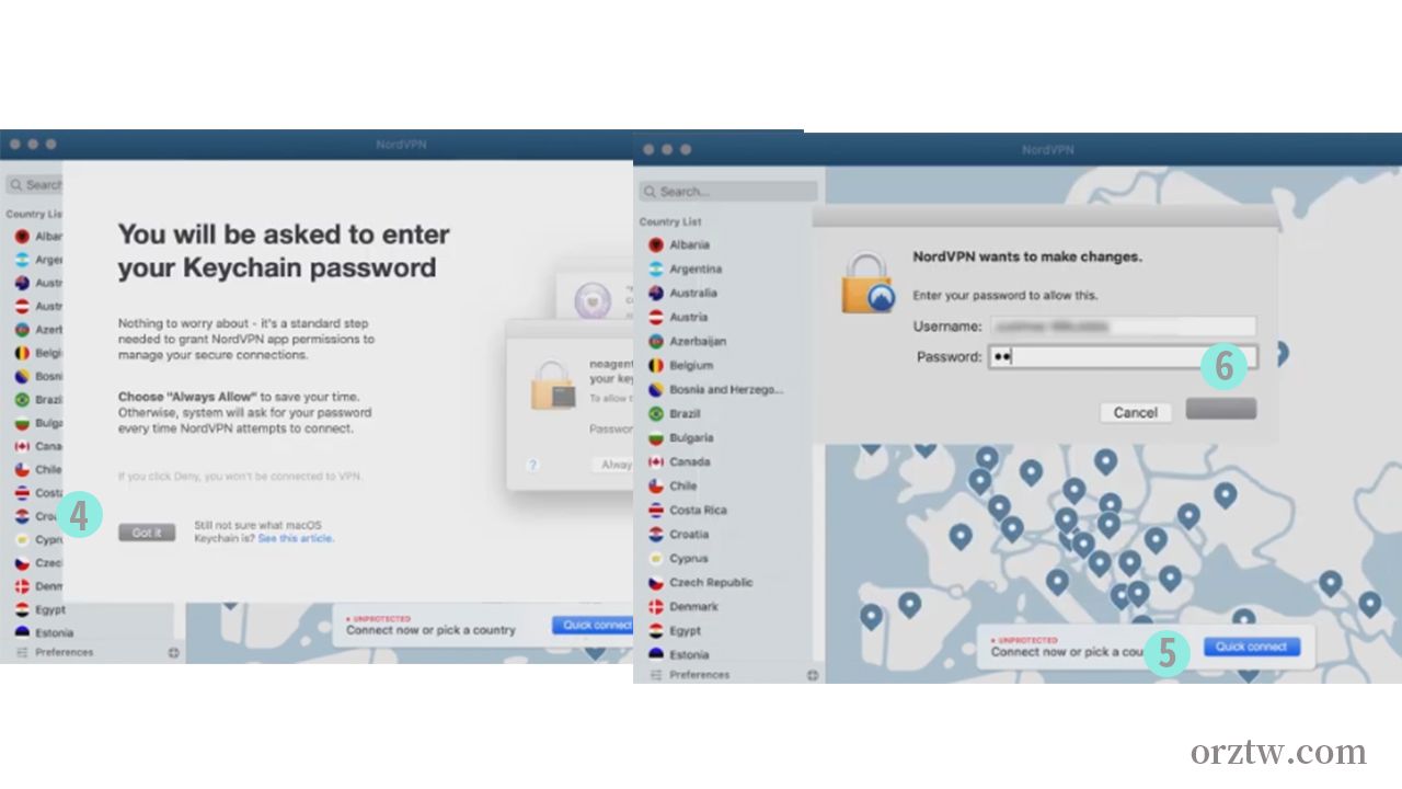 nordvpn mac登入