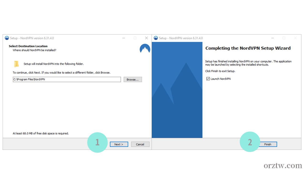 NordVPN Windows安裝